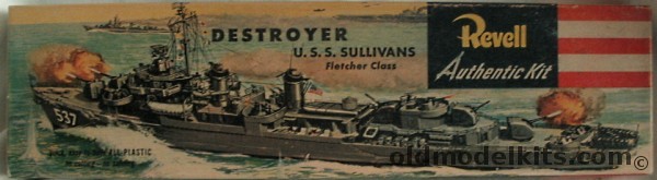 Revell 1/301 Destroyer USS The Sullivans Fletcher Class DD-537 - Pre 'S' Issue, H305-129 plastic model kit